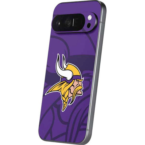 NFL Minnesota Vikings Double Vision Pixel 9 Pro XL Skin
